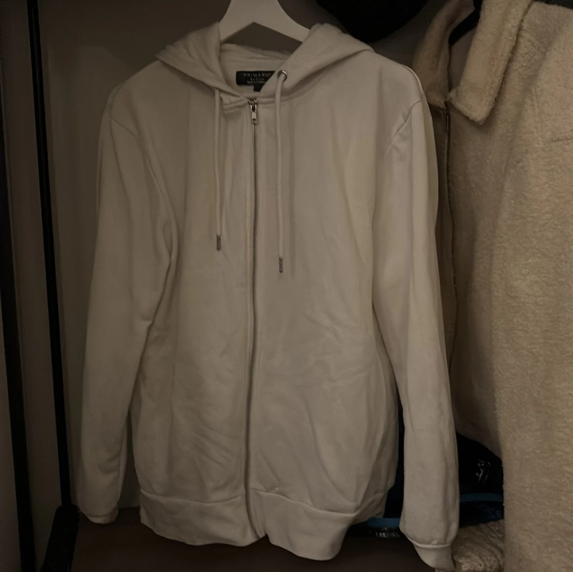 Vit hoodie från Primark