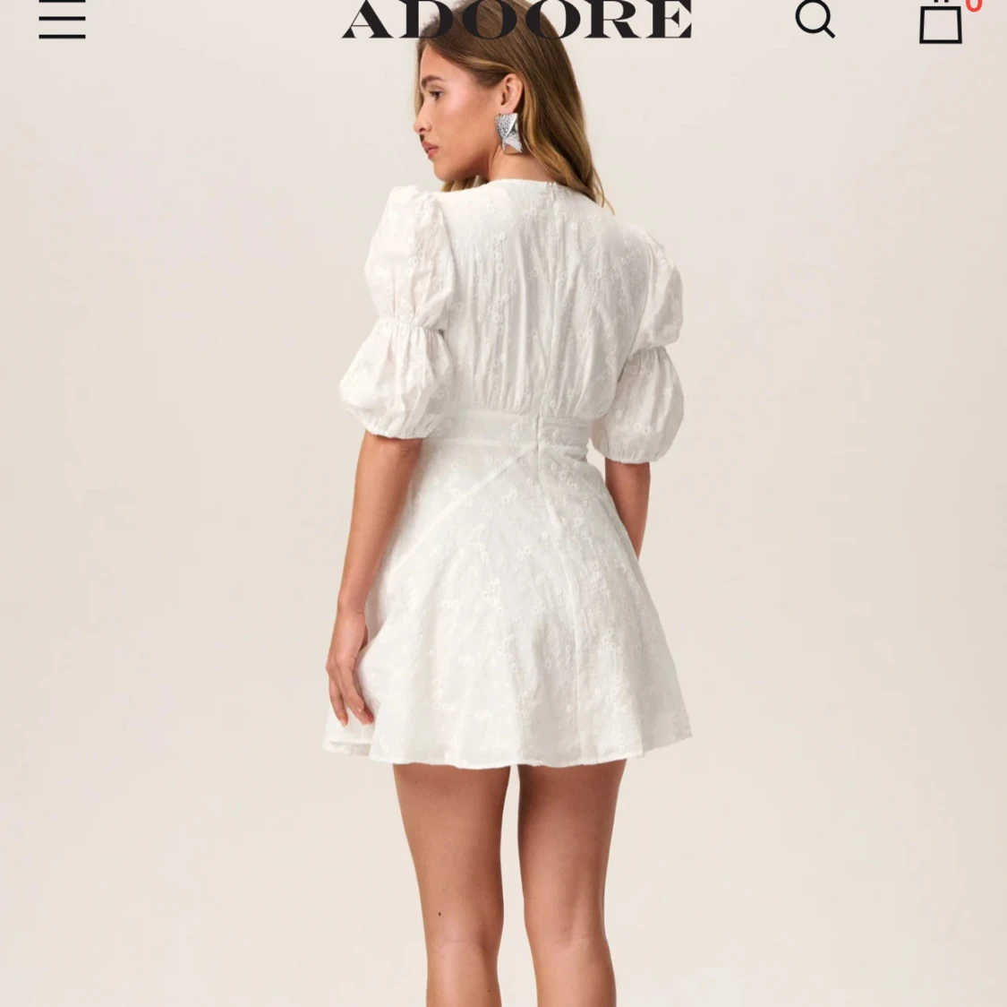 Vit klänning från Adoore - 90