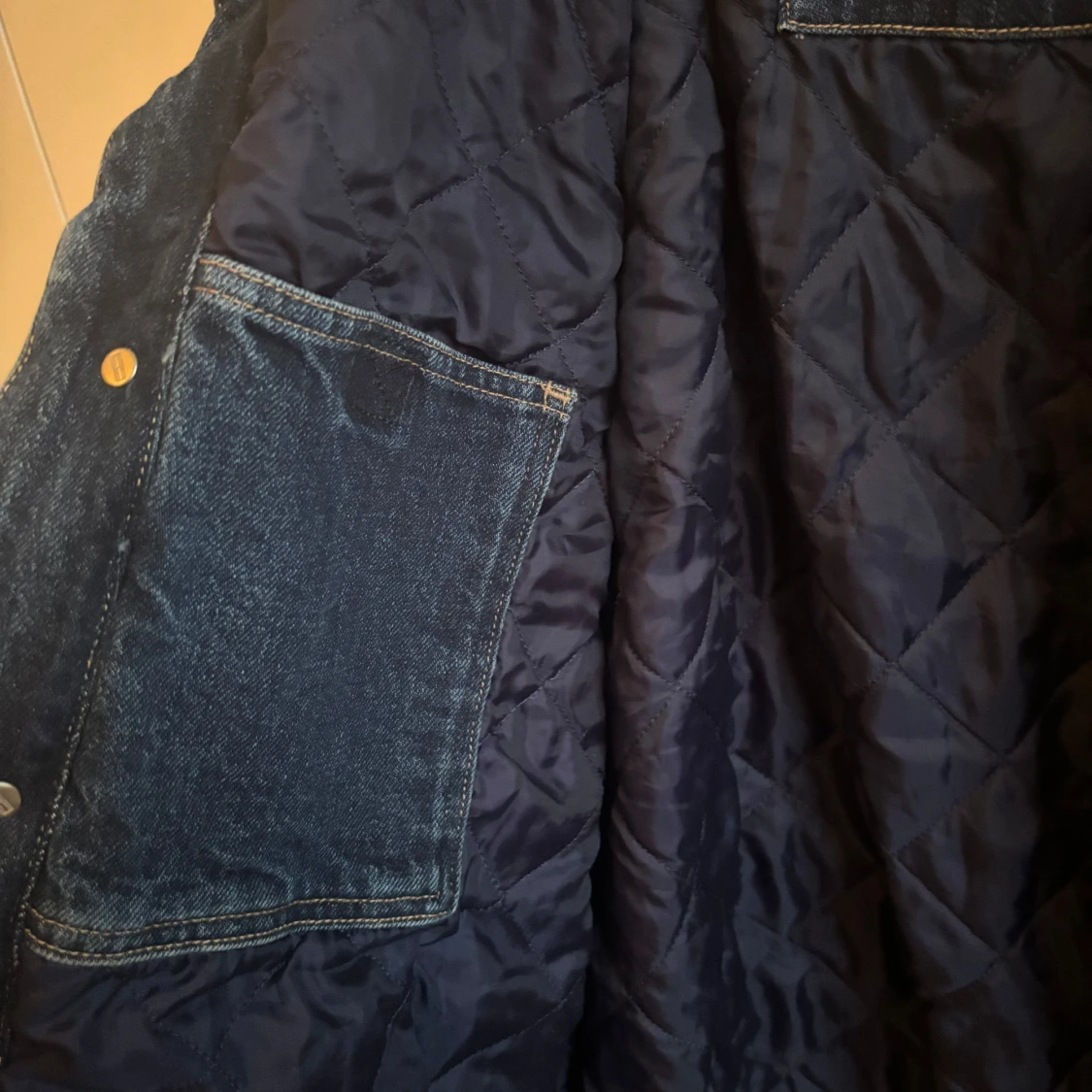 Fodrad Jeansjacka  - 90