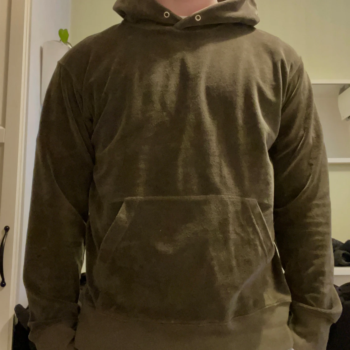 Grön hoodie från Paul & Friends - 91