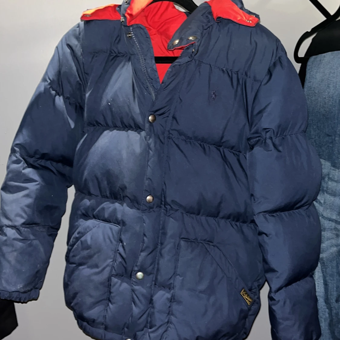 Blå dunjacka från Ralph Lauren