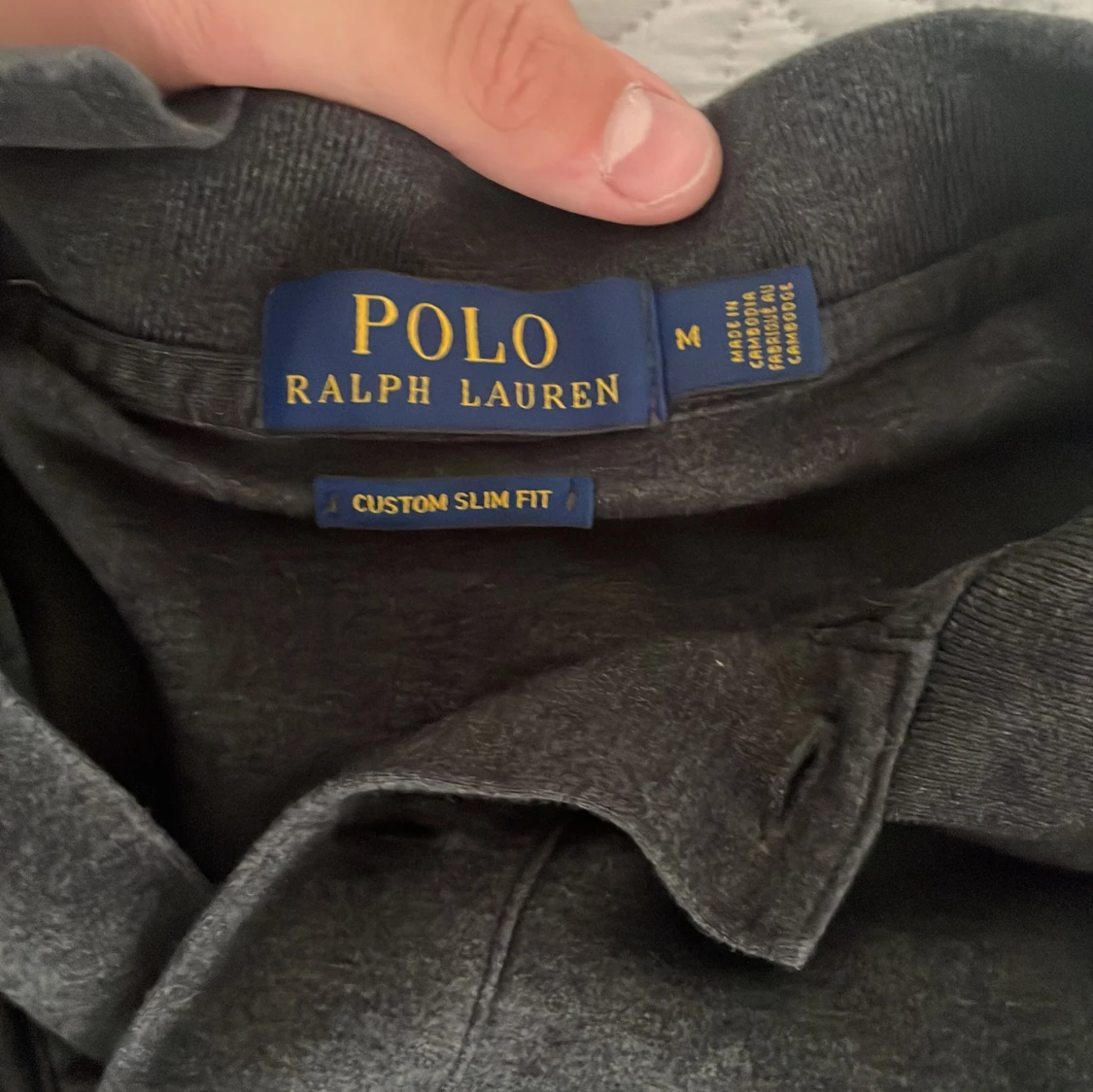 Svart ralph Lauren pike med vit loga  - 90