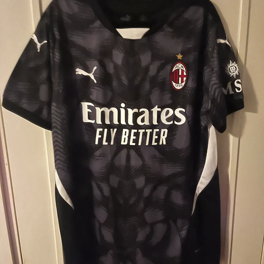 Säljer denna sjukt snygga AC Milan special tröja 2024 i storlek L Pris kan diskuteras vid snabb affär . T-shirts.