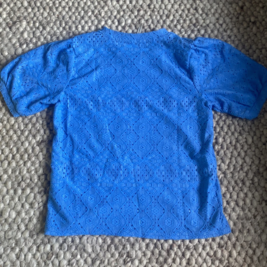 Blå spetsblus från Object - 2