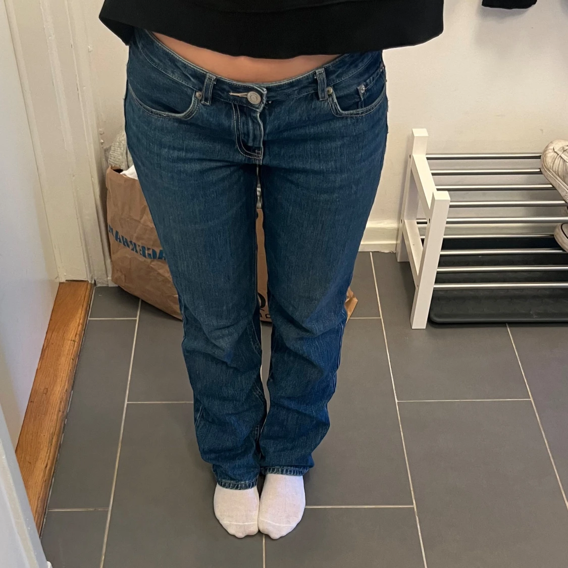 Jeans straight lowwaist  - 90