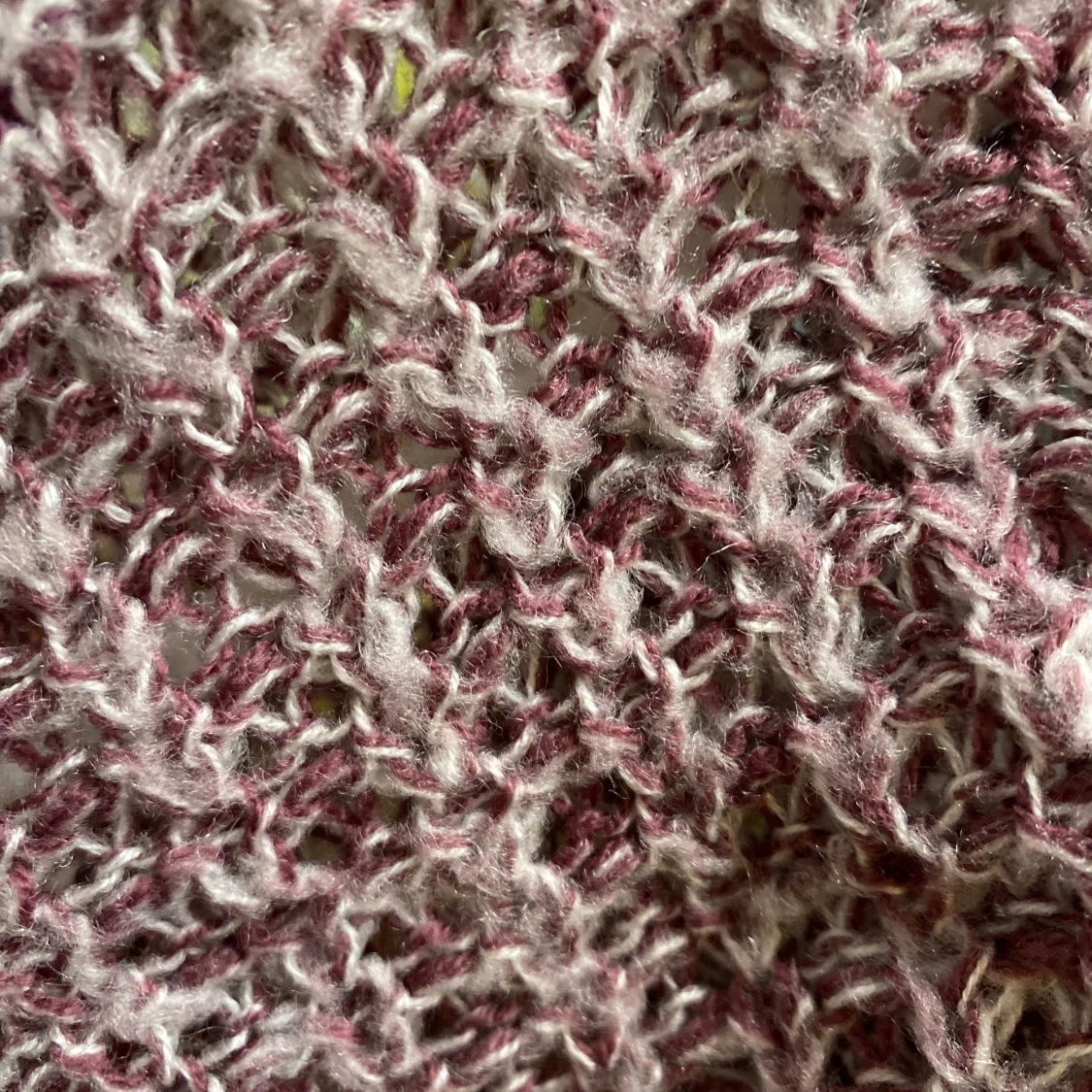 Lila stickad kort tröja - 91