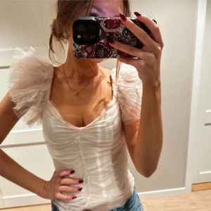  topp med volangärmar - Så fin💕