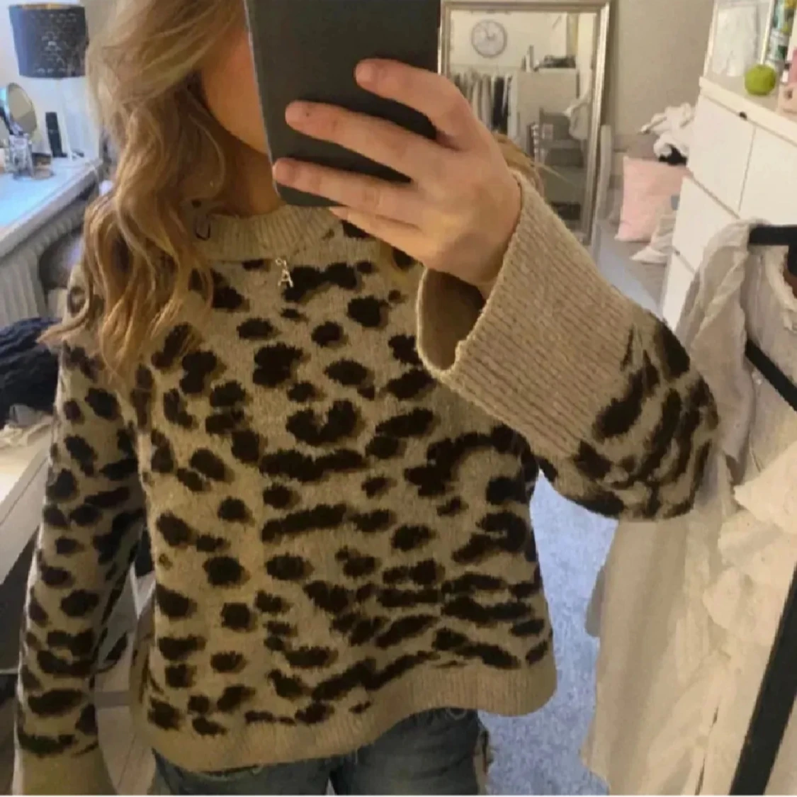 Leopardmönstrad tröja HM - 90