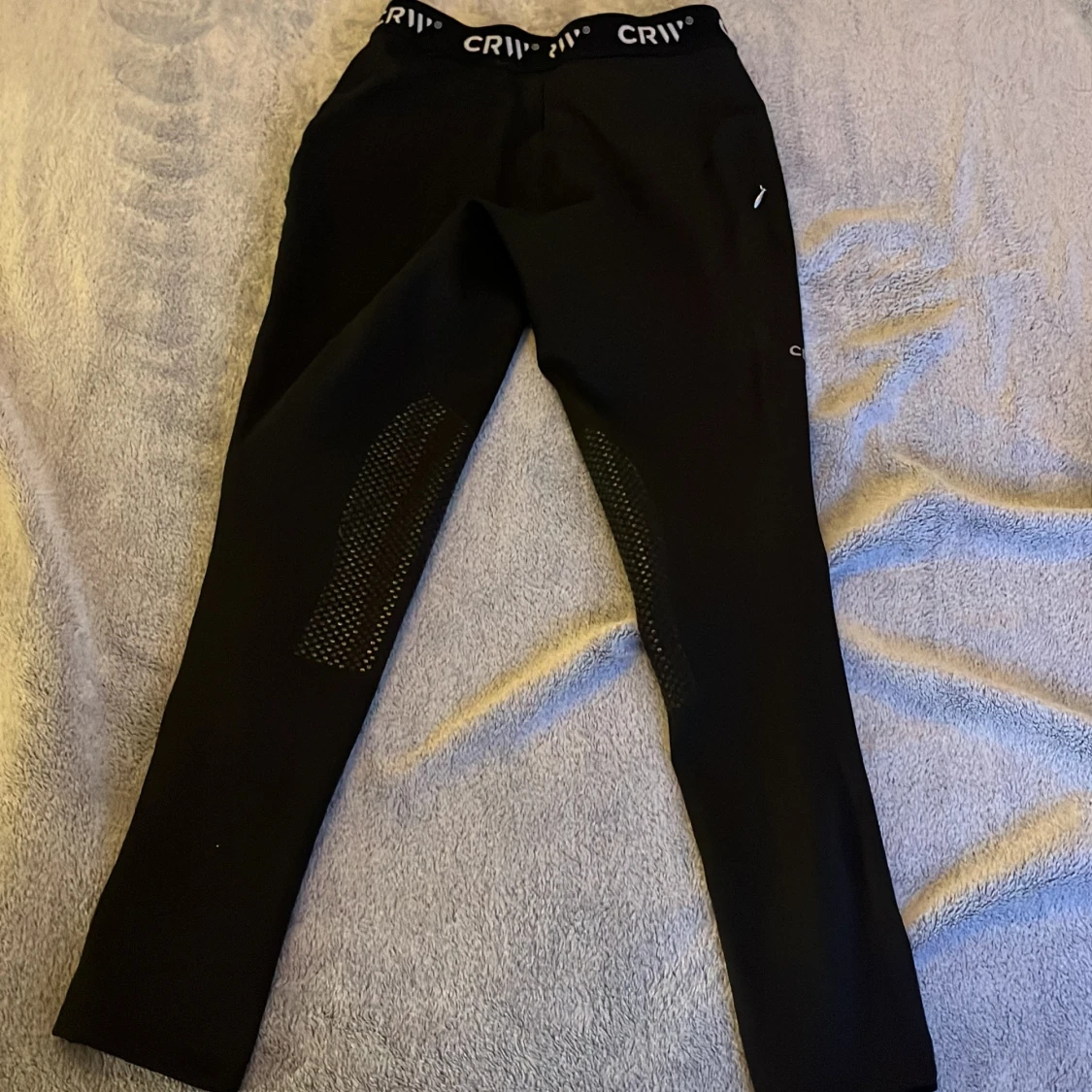 Svarta fodrade rid tajts med fäste - 90