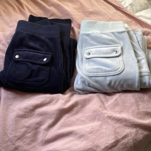 Juicy countore  - Säljer båda mina juicy countore byxor ena paret är mörkblåa och i storlek XXS de andra paret är ljus blåa i storlek XS 700kr st ❤️ dom mörk blåa redan sålda!!!! 