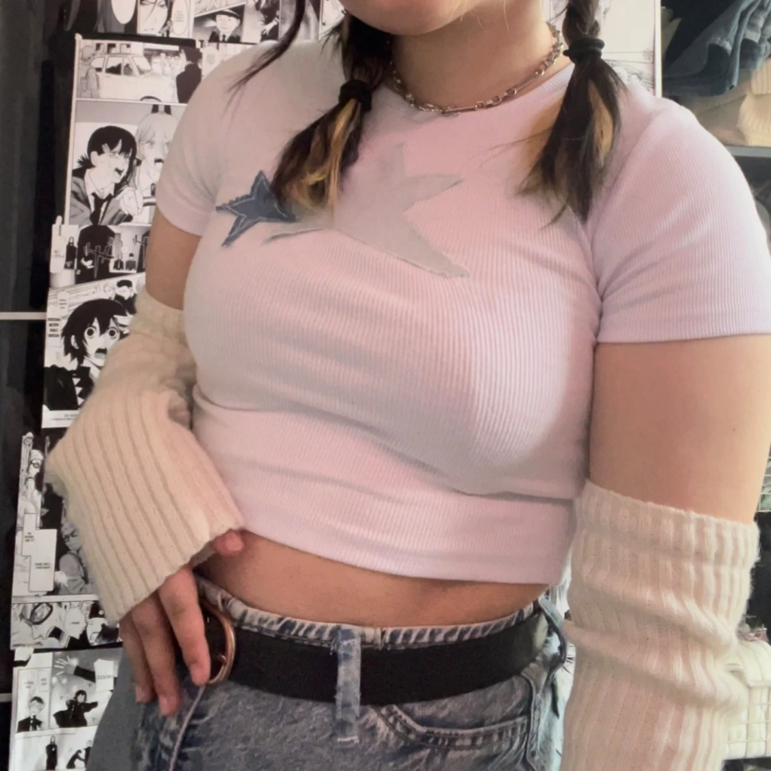 Custom croptop stjärnor