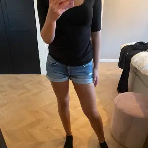 Jeansshorts lågmidjade 