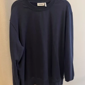 Sweatshirt Weekday - Säljer en blå sweatshirt från Weekday i storlek M.