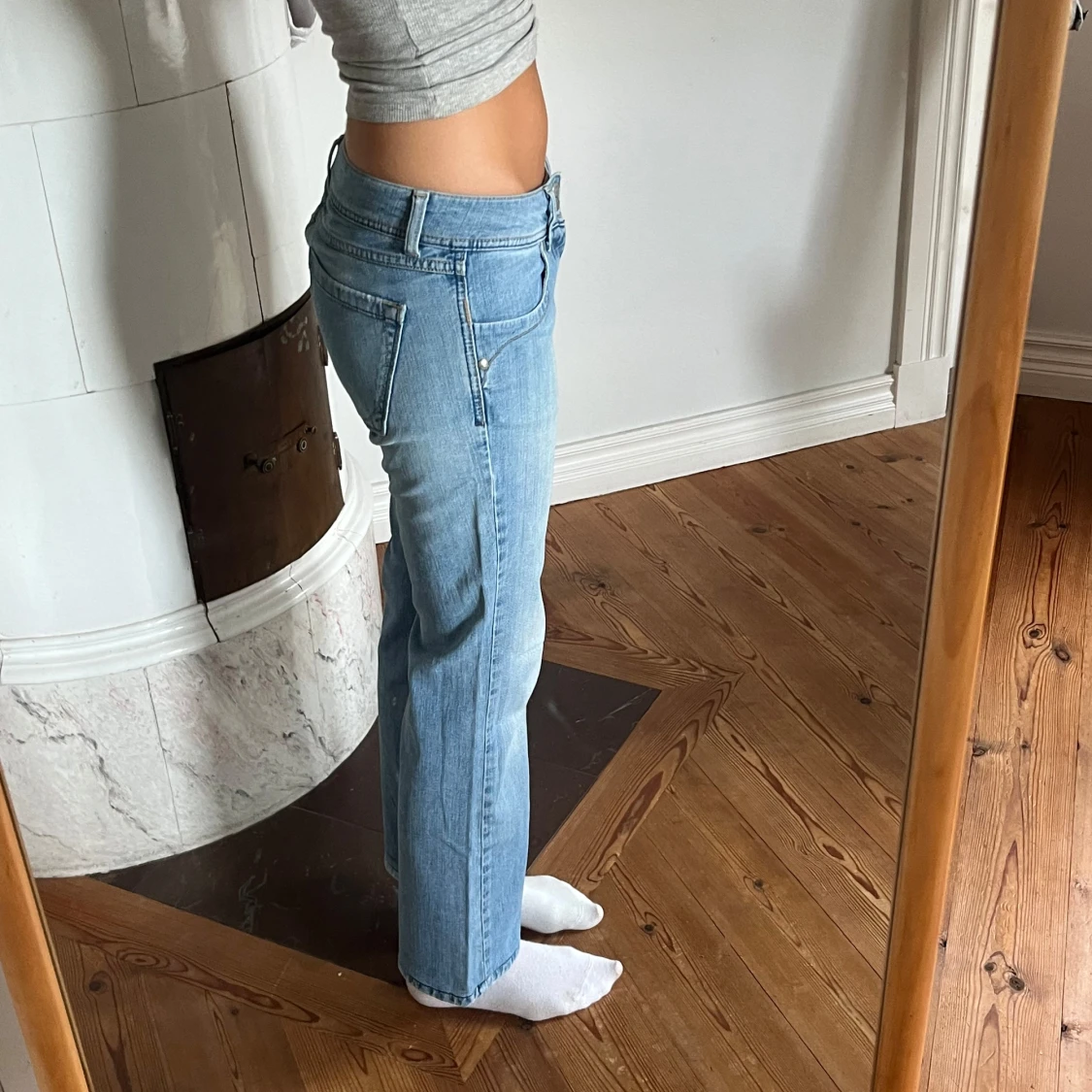 Lågmidjade vintage jeans  - 90