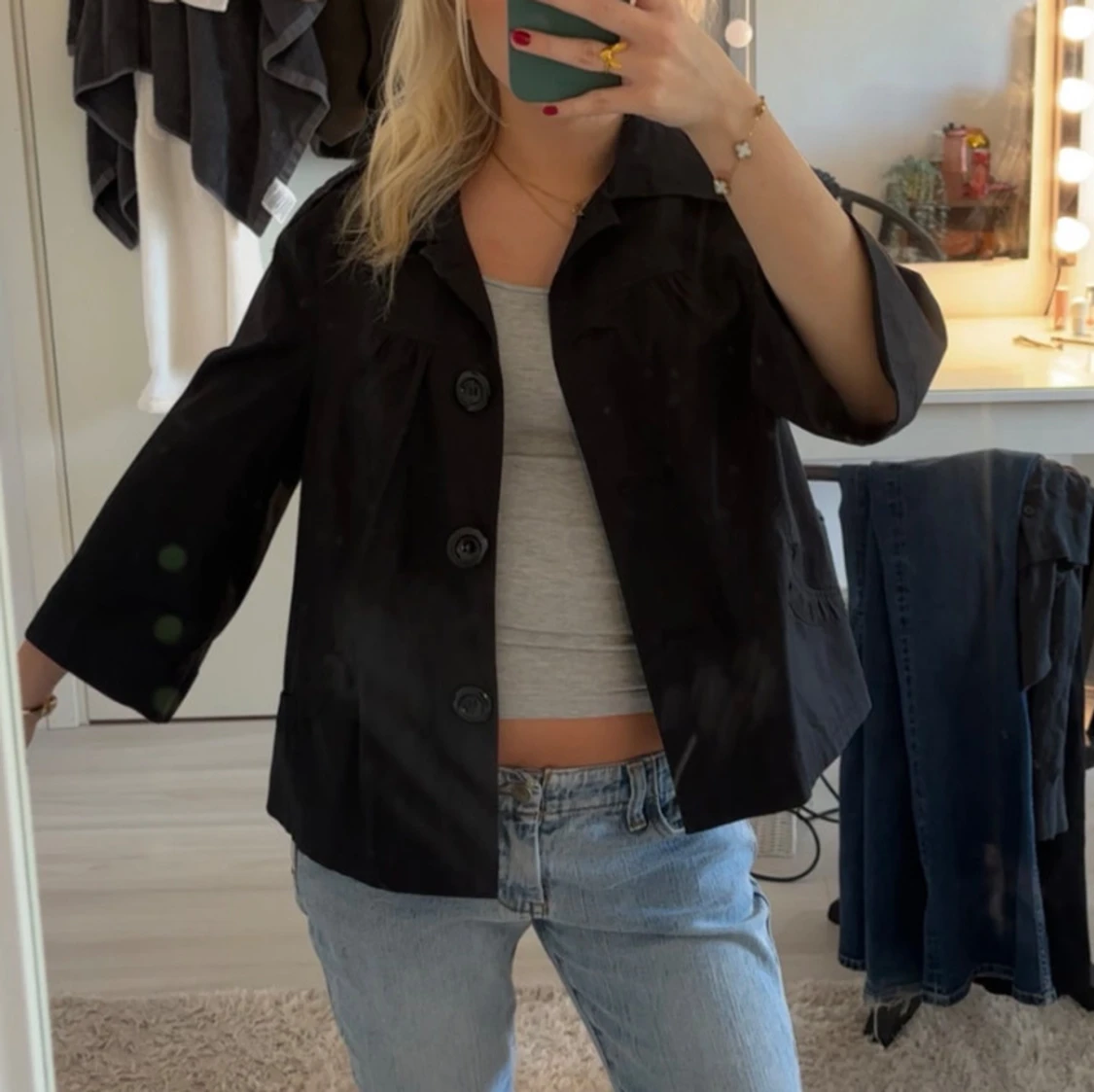 Trekvartsärmad jacka - 90