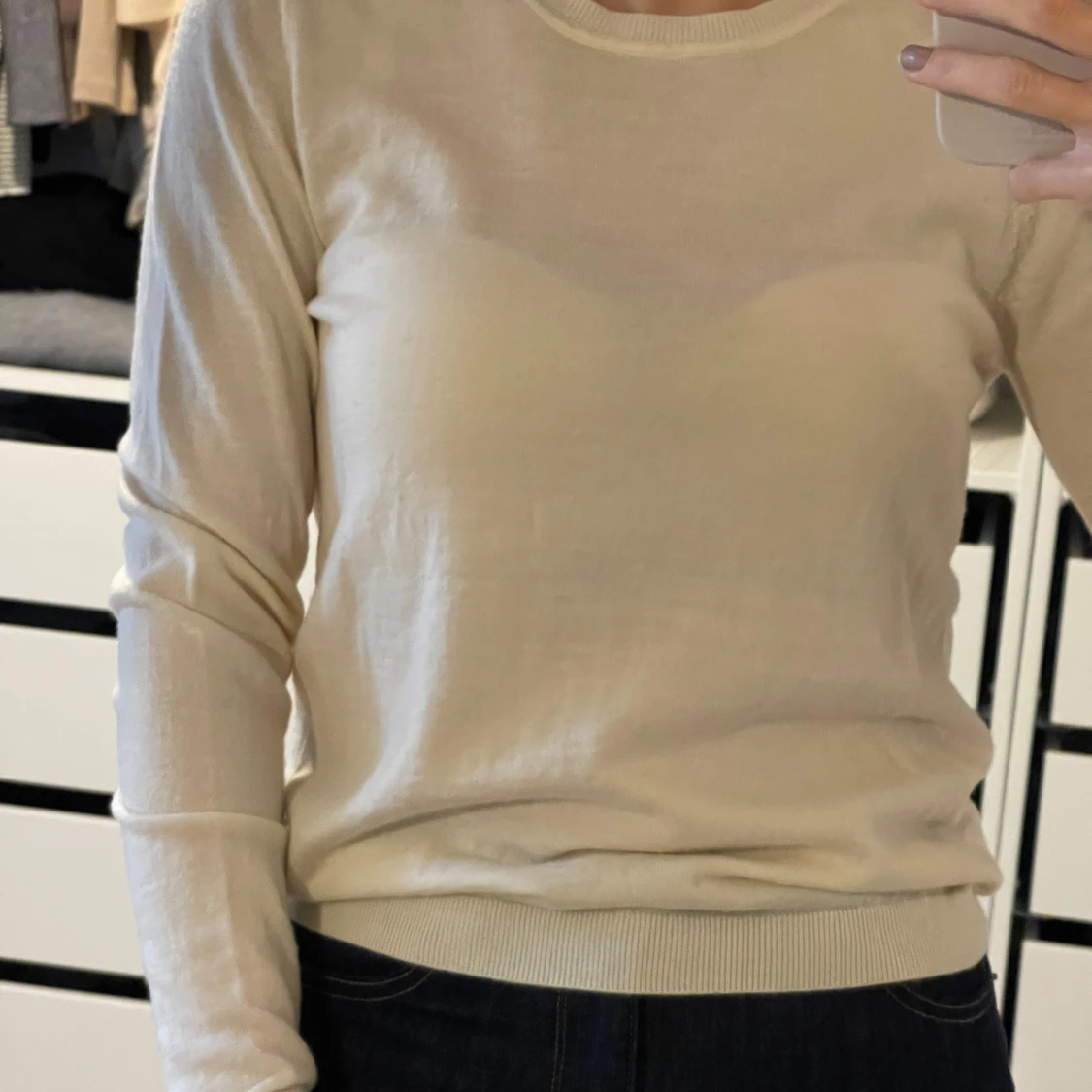 Krämfärgad tröja från Samsøe Samsøe - 2