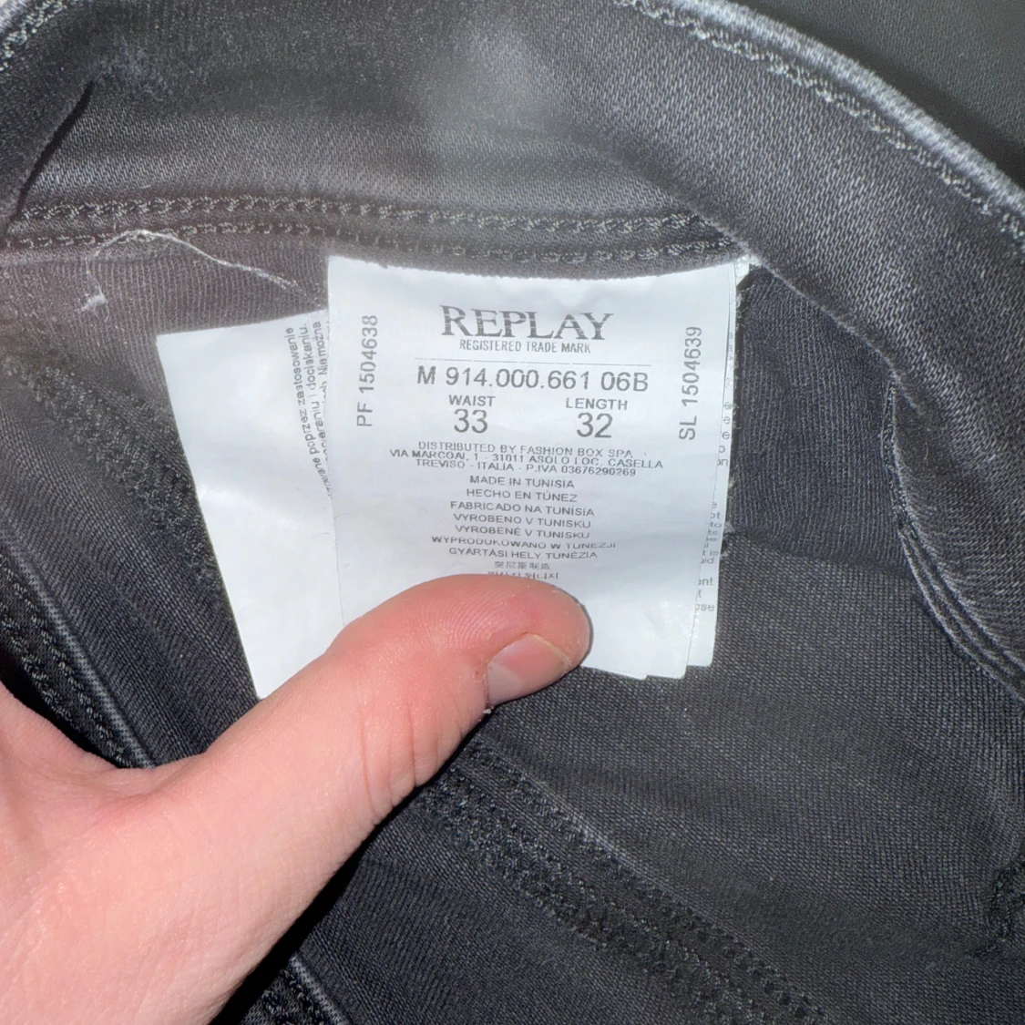 Svarta jeans från Replay modell anbass - 3