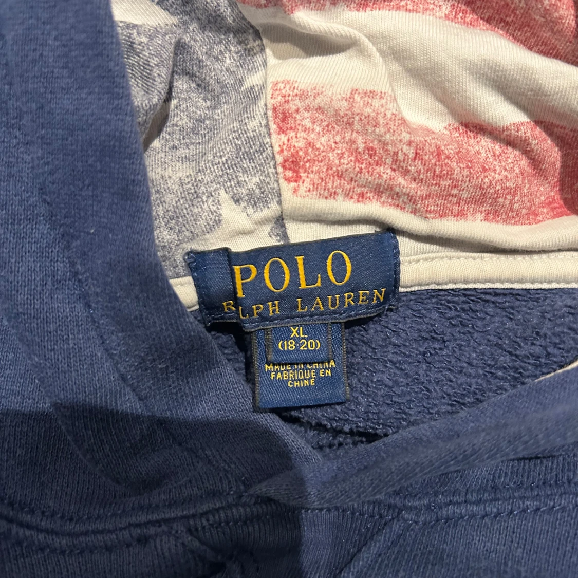 Blå hoodie från Ralph Lauren - 1