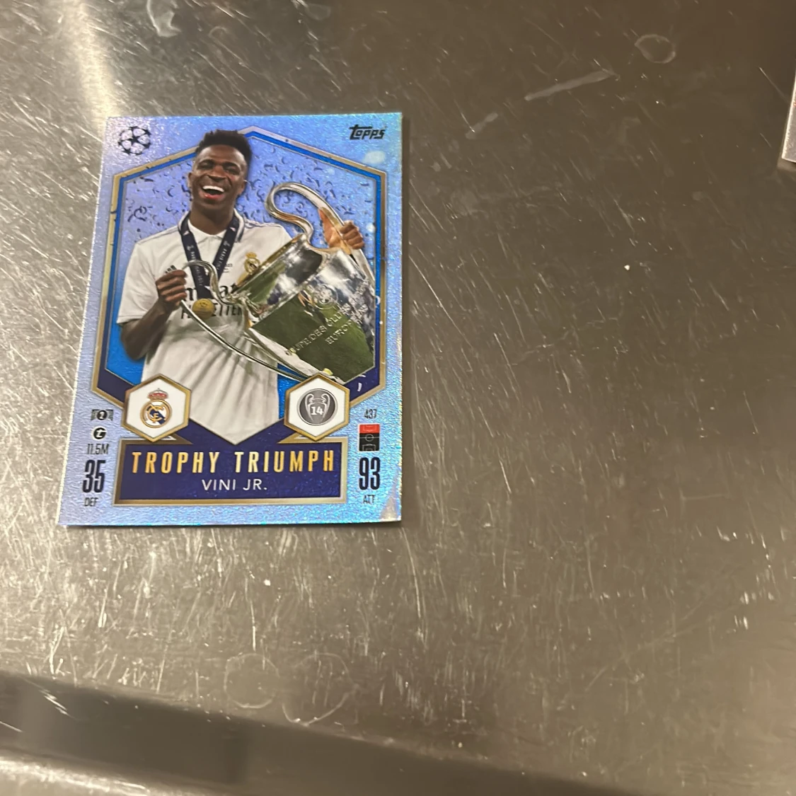 Fotbollskort Trophy Triumph Vini Jr. - 91