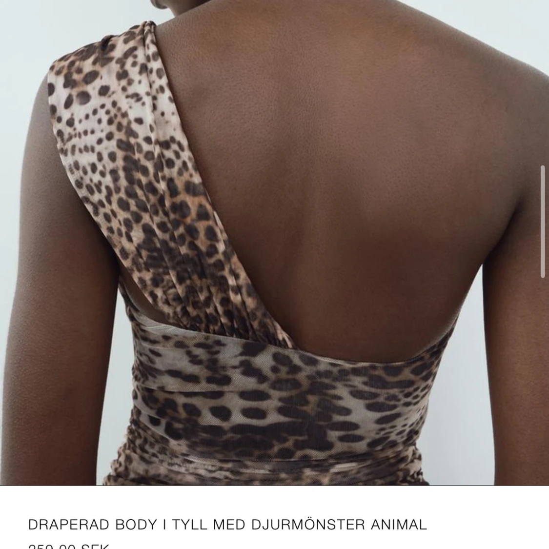 Leopardmönstrad body - 91