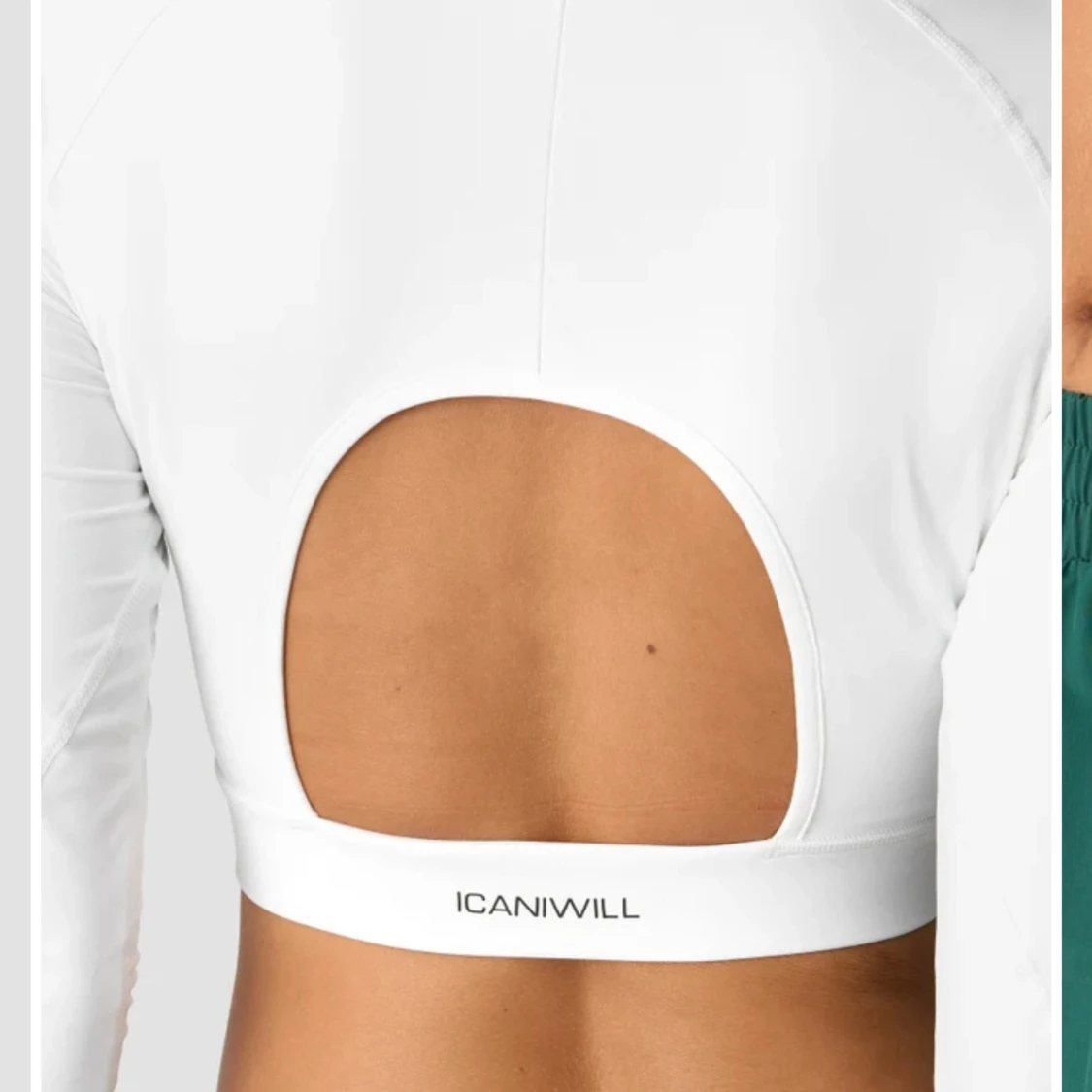 Vit croppad topp från ICANIWILL - 91