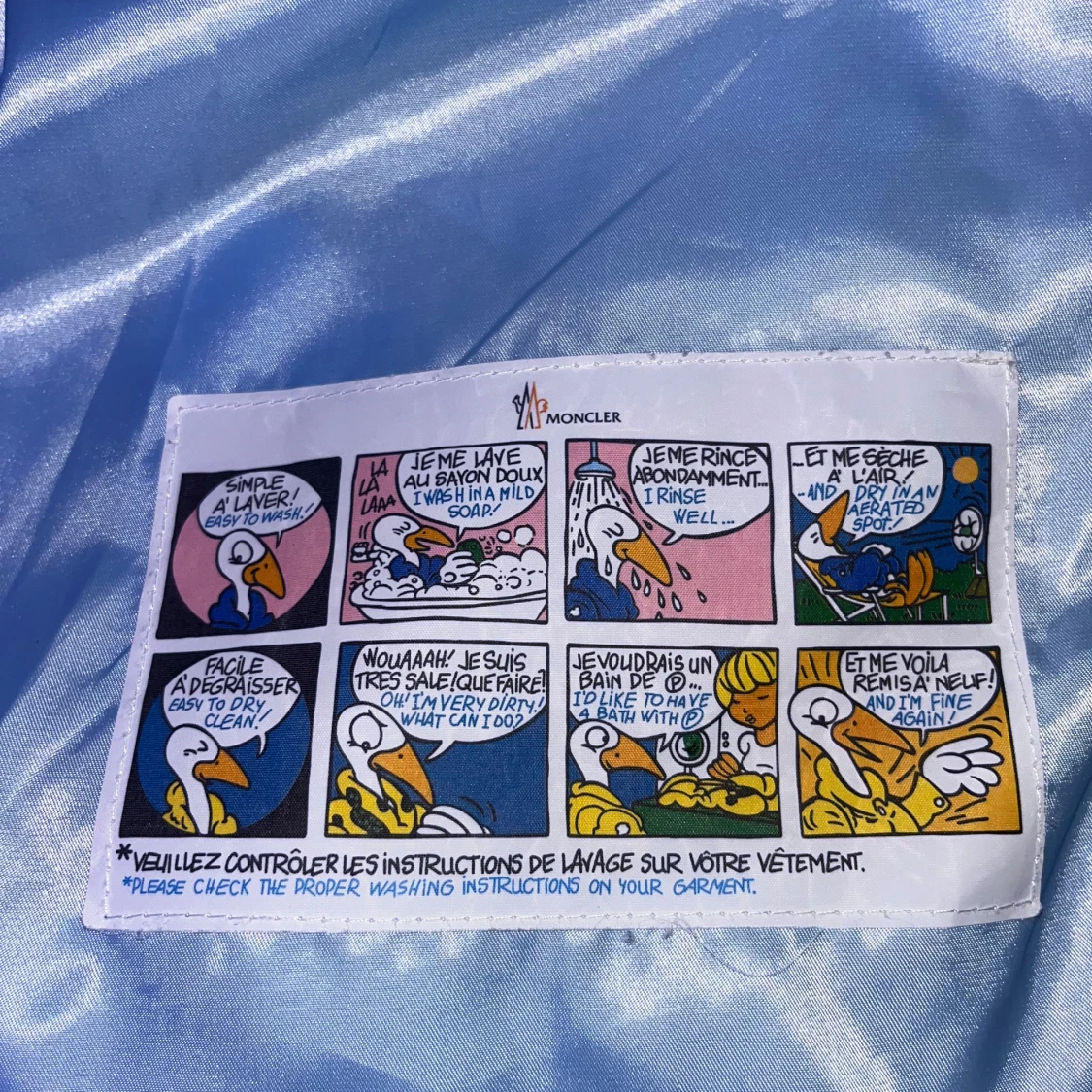 Blå dunjacka från Moncler - 1