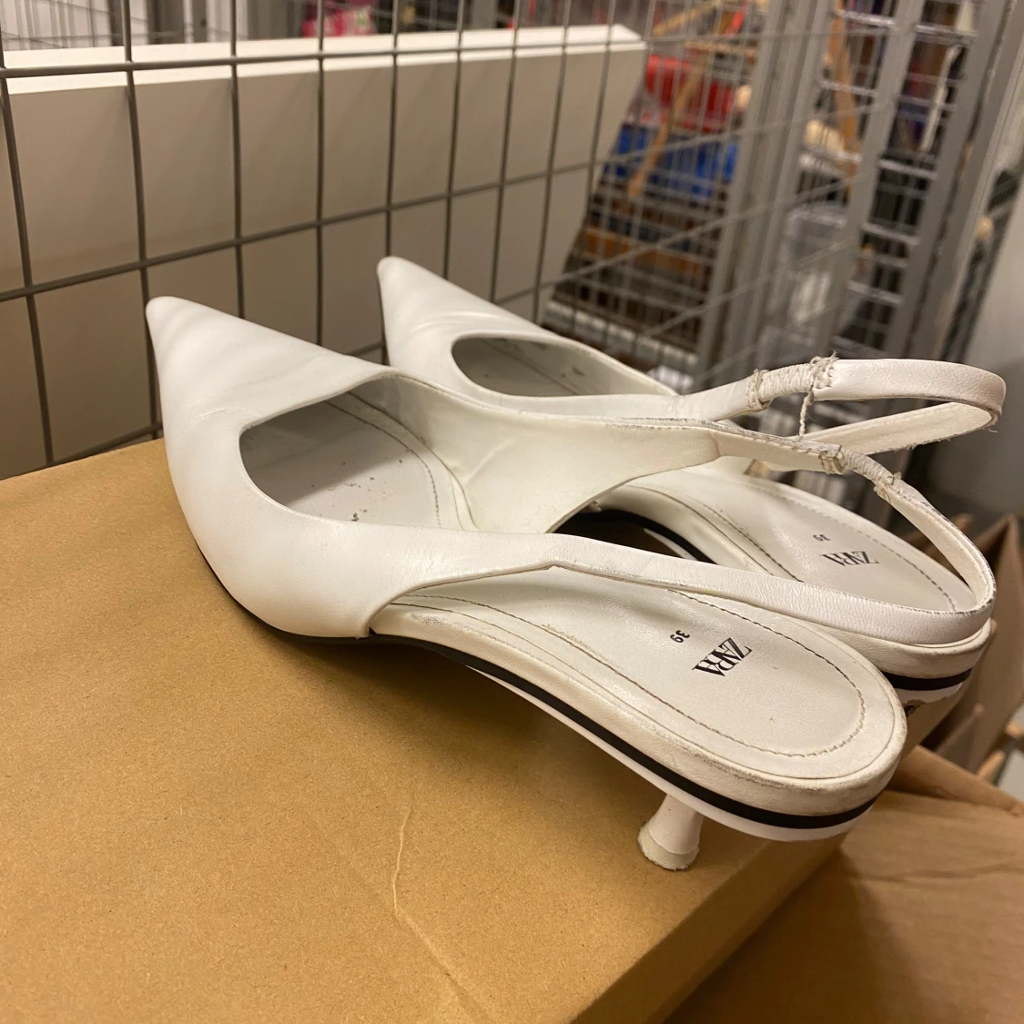 Slingbacks zara, låga klackar - 90