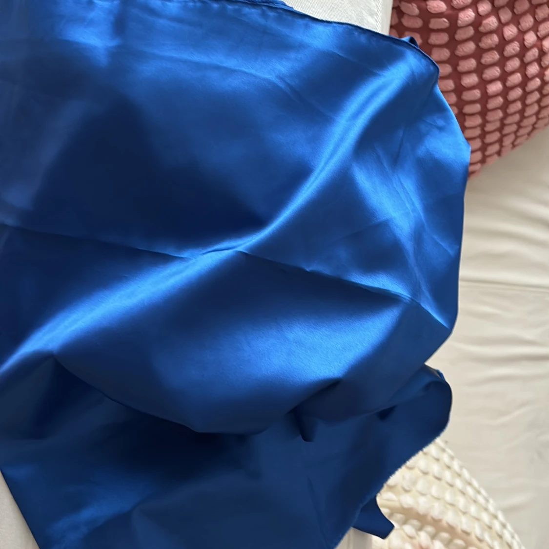 Tyg rött och blått - 91