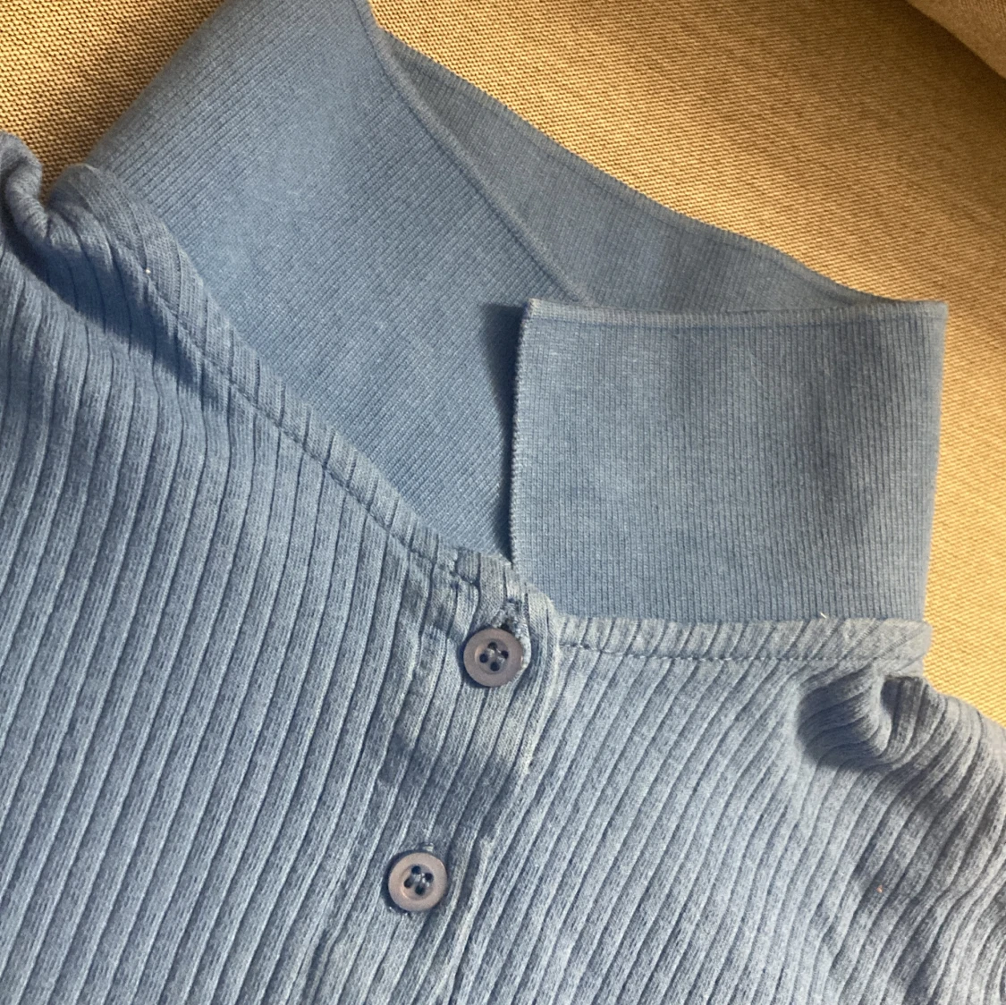 Blå ribbad topp från Pull&Bear - 91