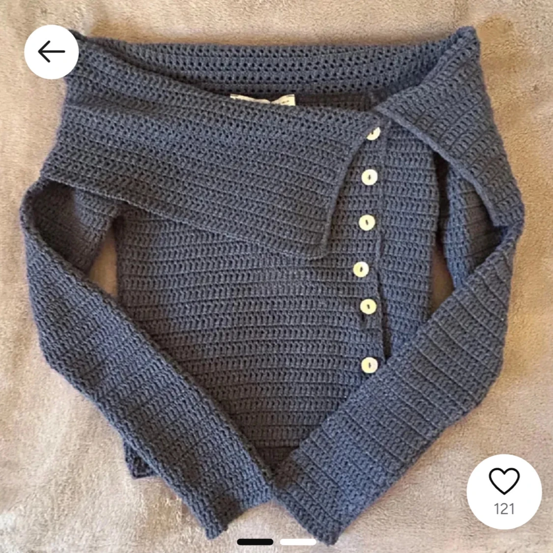 Mörkblå kofta från Zara - 90