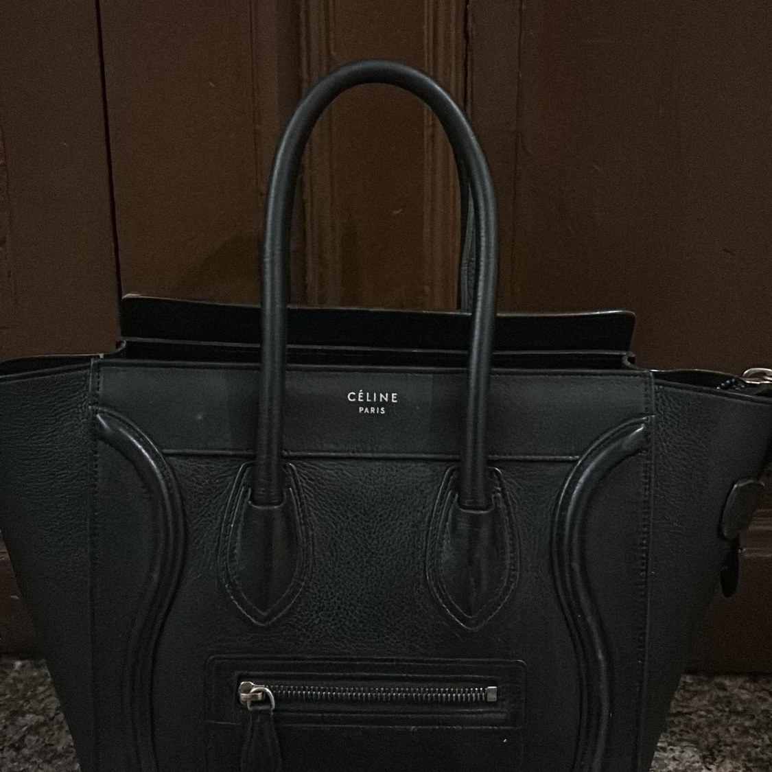 Svart handväska från Céline medium luggage bag