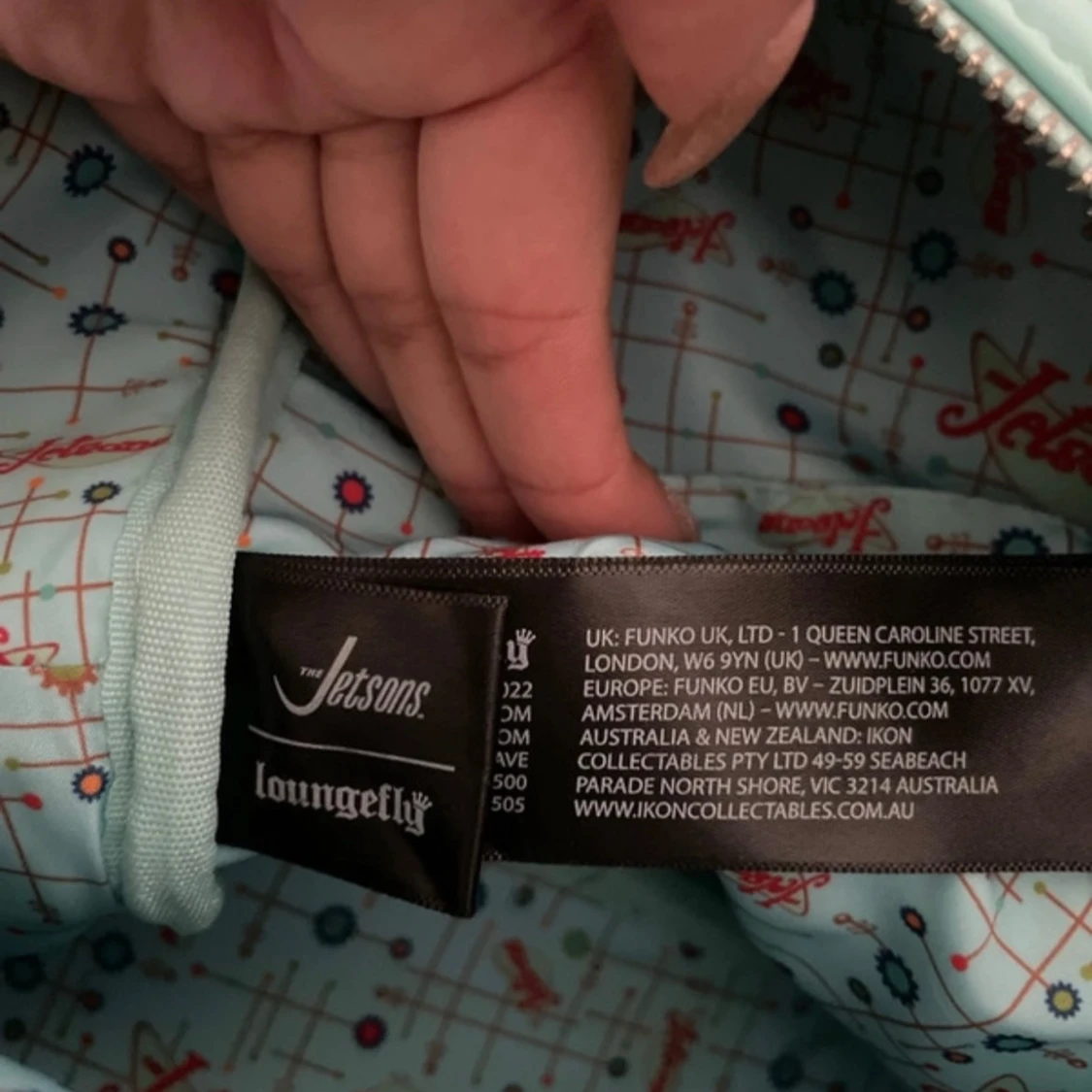 Blå ryggsäck med Jetsons-motiv från Loungefly - 4