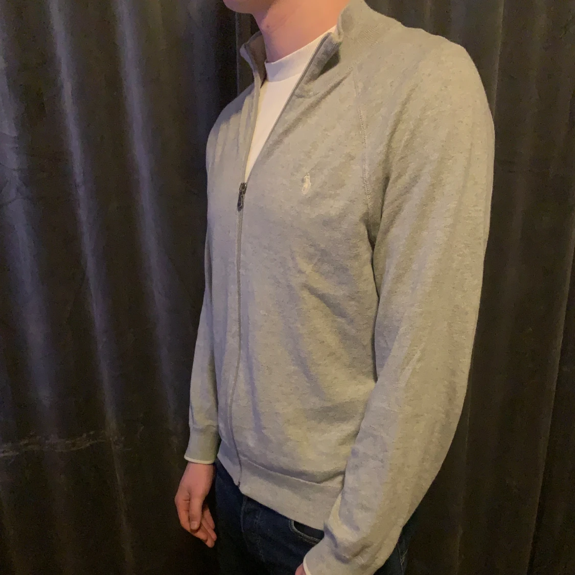 Grå full zip från Polo Ralph Lauren