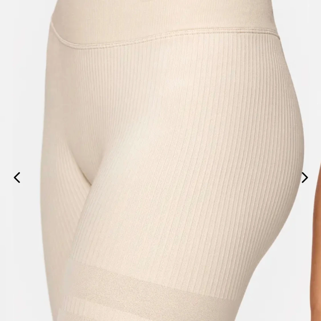 Stronger Beige ribbade leggings  - 2