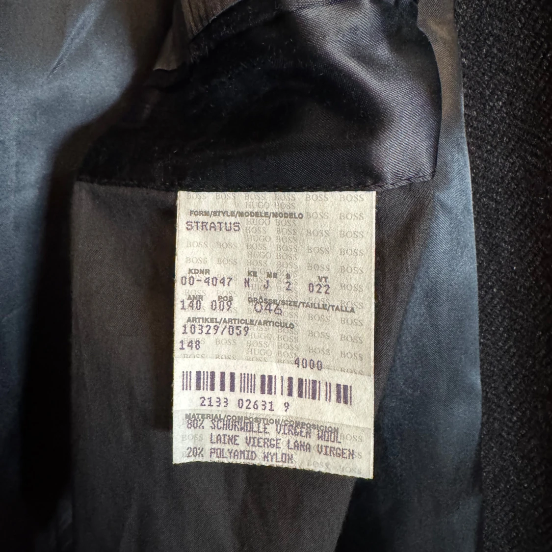 Klassisk kappa från Hugo Boss - 1