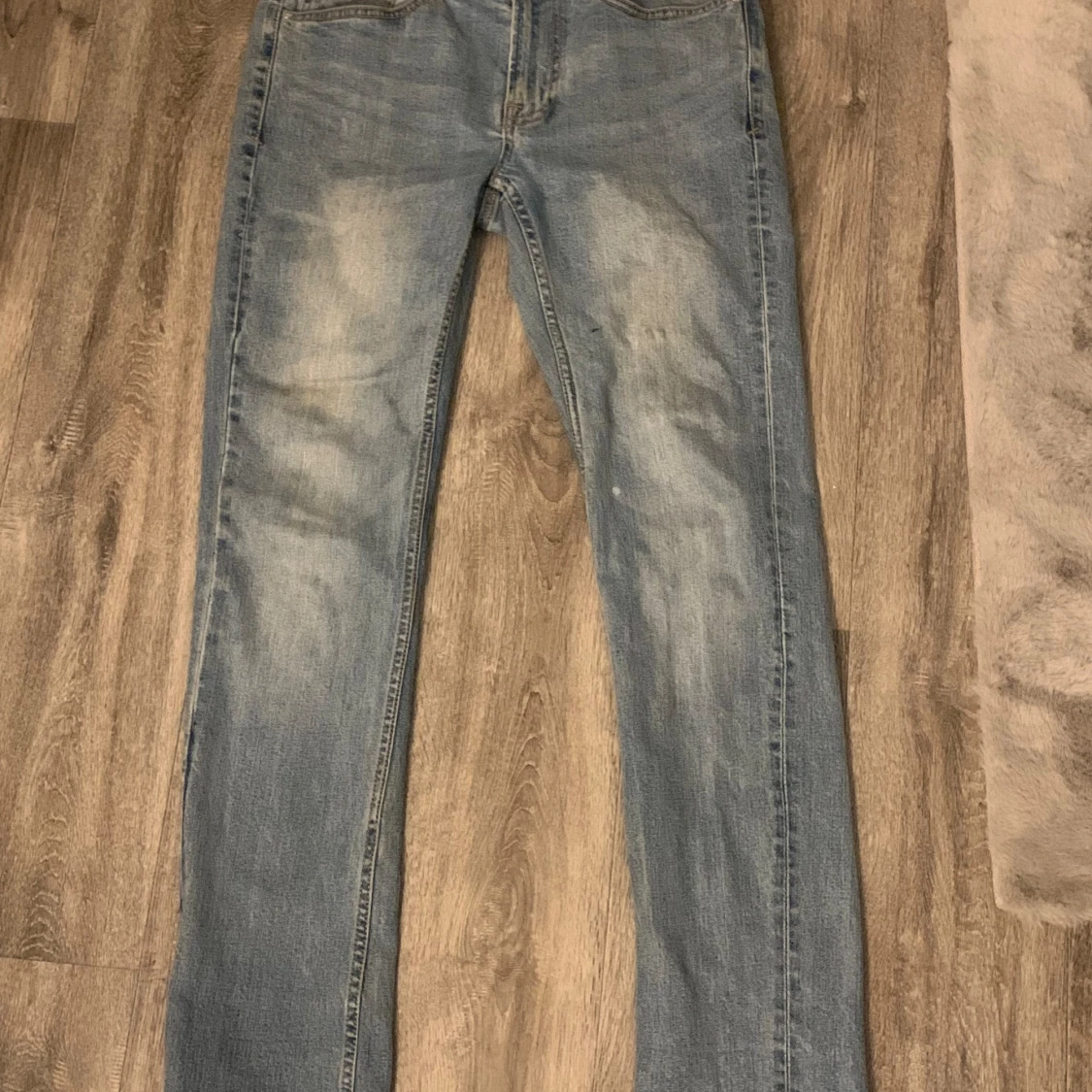 Ljus blåa slim fit jeans