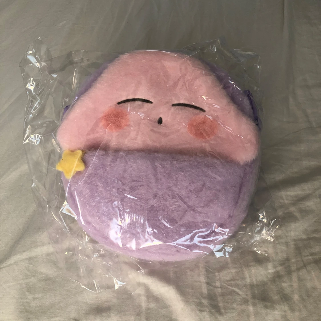 Söt lila axelväska med ansikte - 92