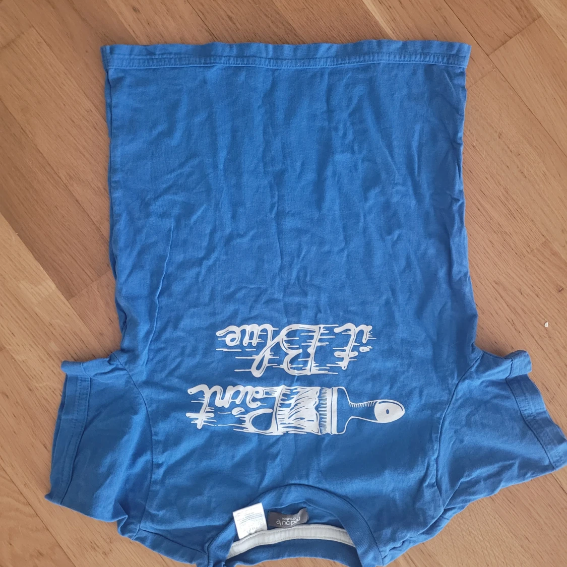 Blå t-shirt från Petit Bateau