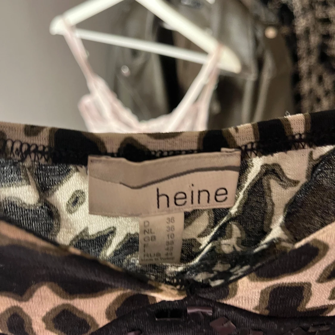 Leopard linne topp 💋 - 91