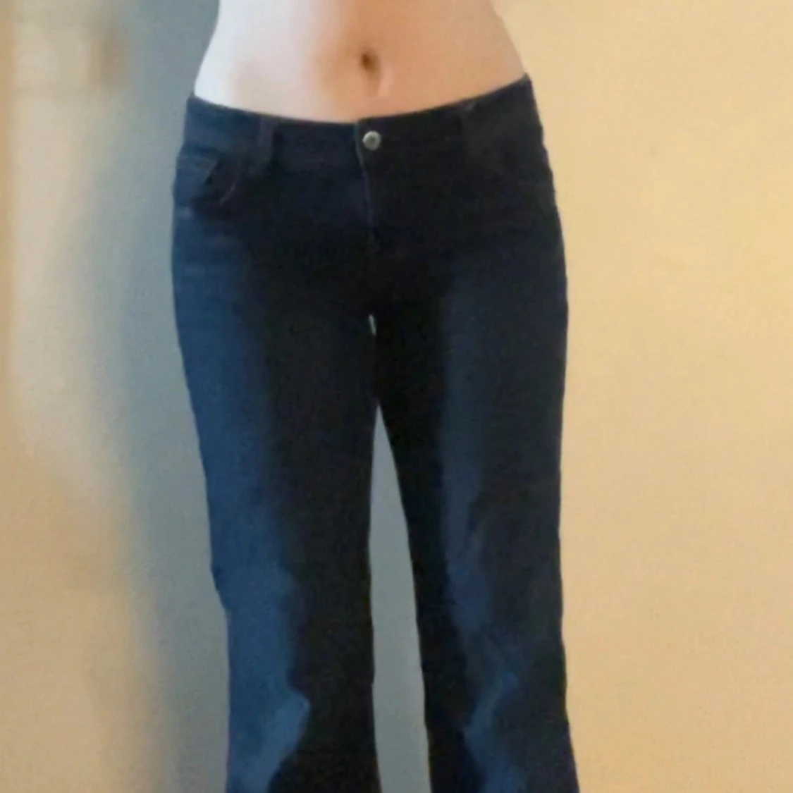 low waist bootcut jeans från h&m - 92