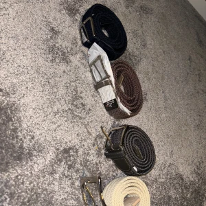 Flätade bälten - Alla är 10/10 skick aldrig använda. Säljer för 60kr/ styck eller 200kr för alla 4!