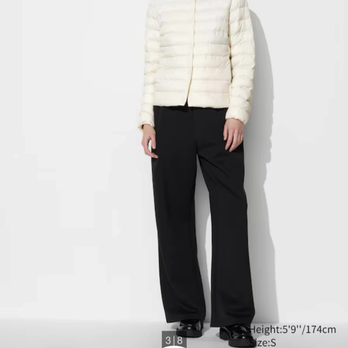 Svart jacka med knappar  - 2