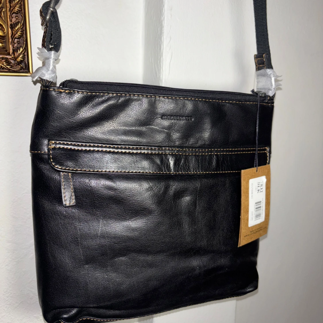 Svart axelväska från Jack Georges - 1