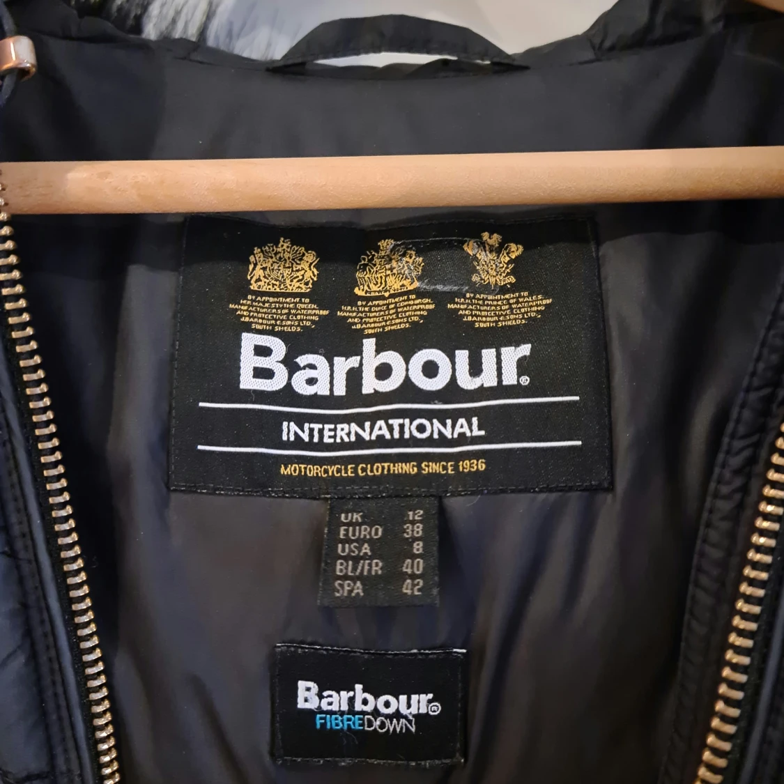 Svart quiltad jacka från Barbour - 2