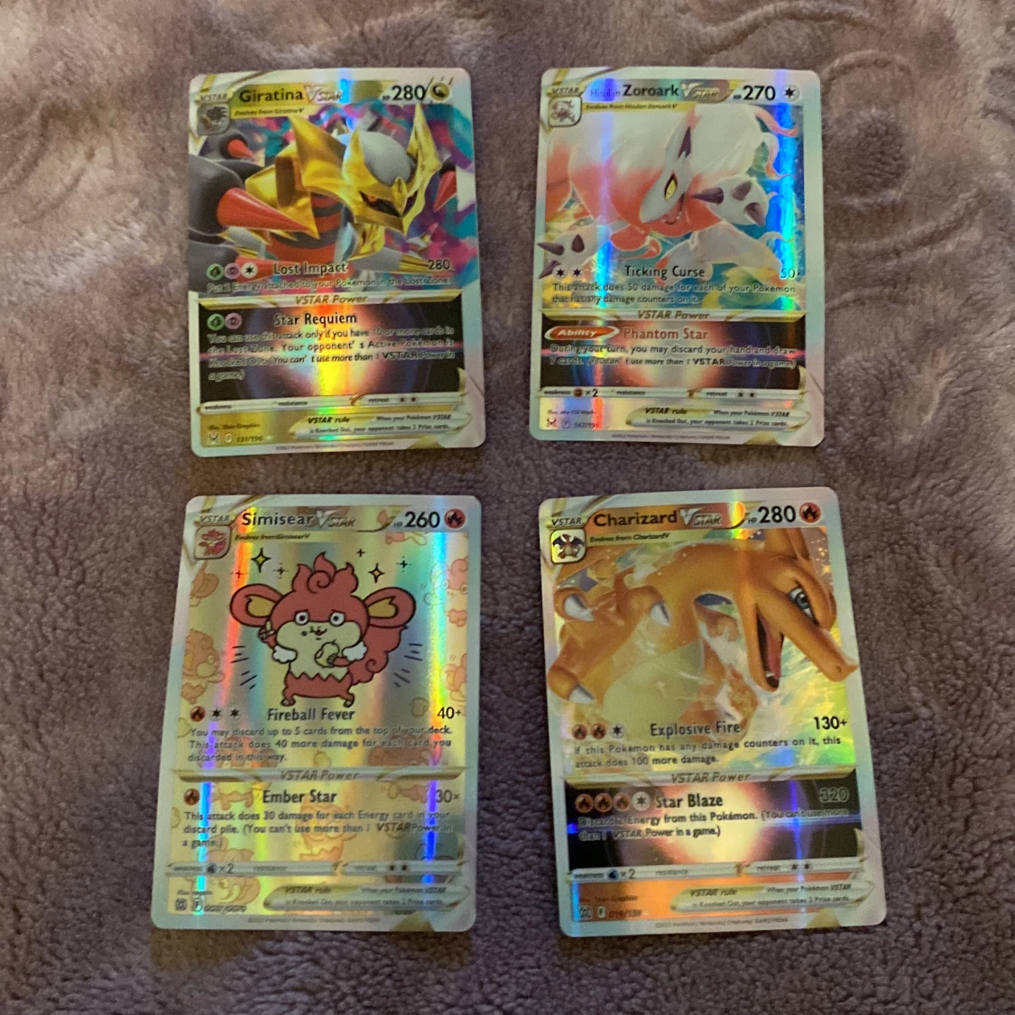 Pokémonkort - Giratina VSTAR och Simisear VSTAR