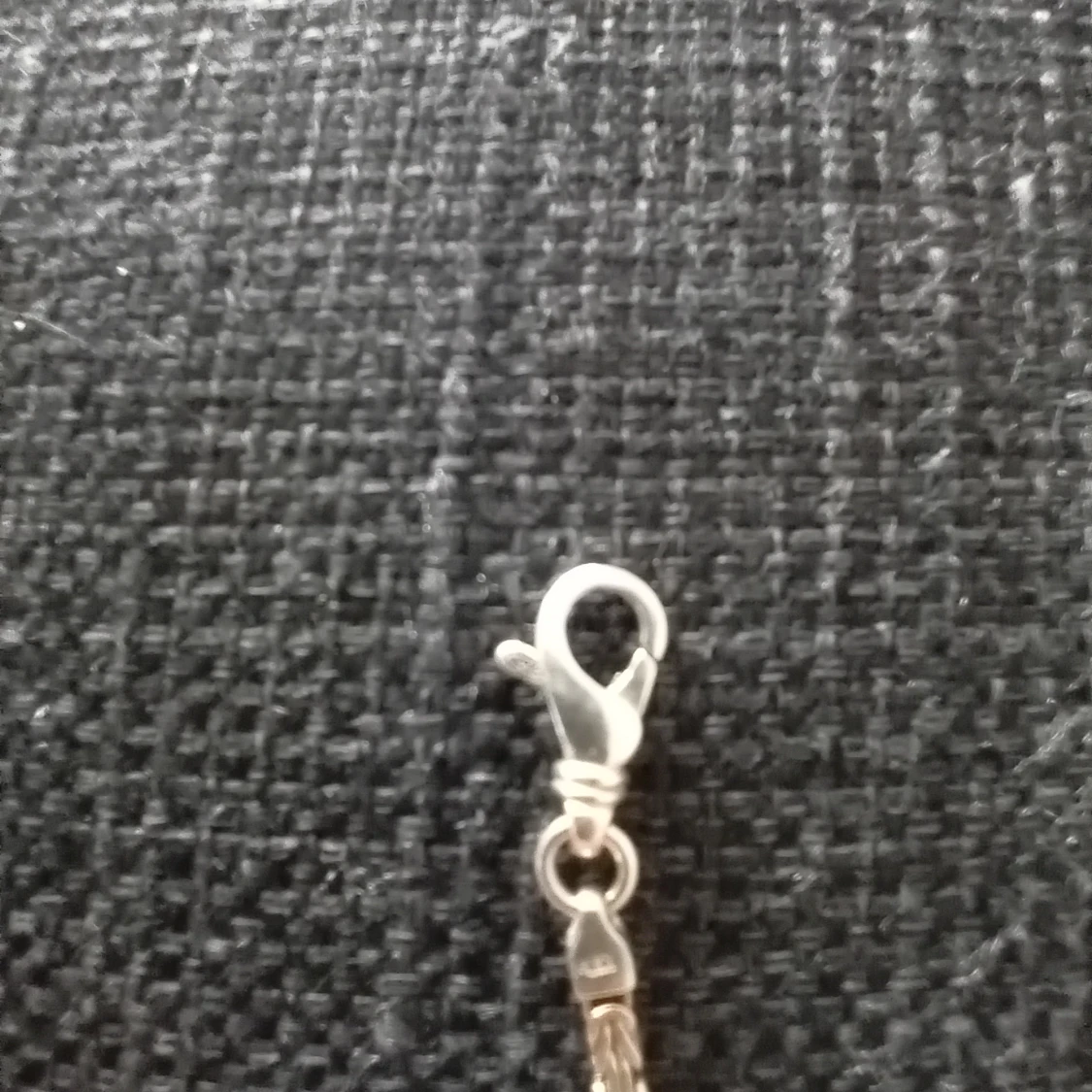 Flätat silverarmband - 90