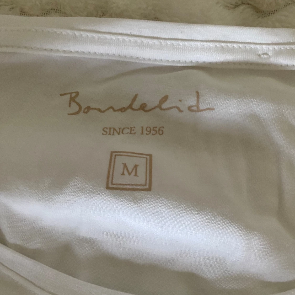 Vit långärmad tröja från Bondelid - 90