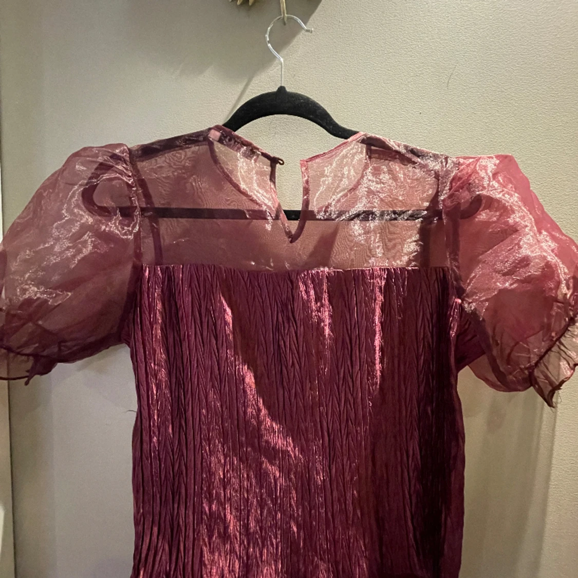 As snygg vin röd blus/topp - 90