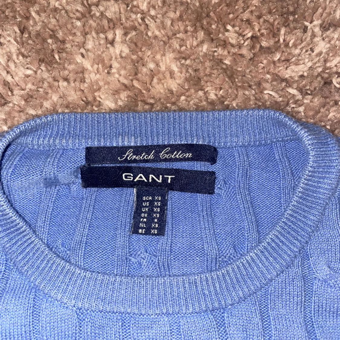 Ljusblå gant tröja  - 91