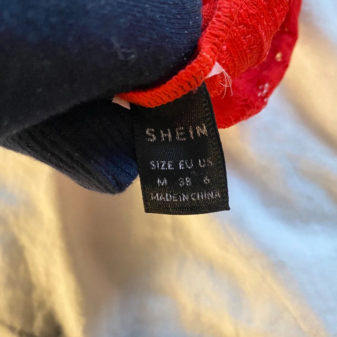 Rött linne från shein  - 91